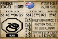 SYD25Prediksi Sydney Pools Hari Ini 25 Juli 2020 Prediksi Sydney Pools Hari Ini 25 Juli 2020