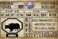 SYD28Prediksi Sydney Pools Hari Ini 28 Juli 2020 Prediksi Sydney Pools Hari Ini 28 Juli 2020