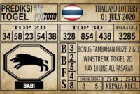 THL01Prediksi Thailand Lottery Hari Ini 01 Juli 2020 Prediksi Thailand Lottery Hari Ini 01 Juli 2020