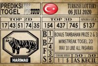 Prediksi Turkish Lottery Hari Ini 06 Juli 2020 Prediksi Turkish Lottery Hari Ini 06 Juli 2020