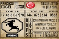 Prediksi Turkish Lottery Hari Ini 01 Juli 2020