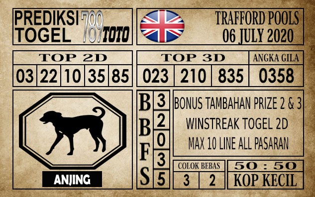 Prediksi Trafford Pools Hari Ini 06 Juli 2020