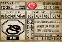 Prediksi Turkish Lottery Hari Ini 30 Juli 2020