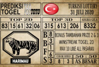 Prediksi Turkish Lottery Hari Ini 31 Juli 2020