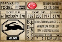 Prediksi Turkish Lottery Hari Ini 25 Juli 2020