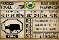 BRZ 05.Prediksi Brazil Lottery Hari Ini 05 Agustus 2020 Prediksi Brazil Lottery Hari Ini 05 Agustus 2020