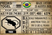 BRZ 25Prediksi Brazil Lottery Hari Ini 25 Agustus 2020 Prediksi Brazil Lottery Hari Ini 25 Agustus 2020
