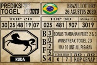 BRZ 26Prediksi Brazil Lottery Hari Ini 26 Agustus 2020 Prediksi Brazil Lottery Hari Ini 26 Agustus 2020