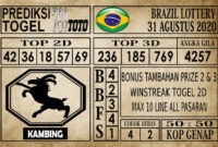 Prediksi Brazil Lottery Hari Ini 31 Agustus 2020