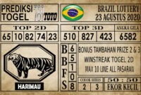 BRZ23Prediksi Brazil Lottery Hari Ini 23 Agustus 2020 Prediksi Brazil Lottery Hari Ini 23 Agustus 2020