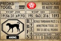 Prediksi Hongkong Pools Hari Ini 03 Agustus 2020