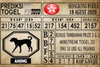 Prediksi Hongkong Pools Hari Ini 18 Agustus 2020