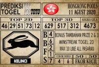 Prediksi Hongkong Pools Hari Ini 11 Agustus 2020