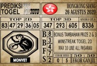HKS 26Prediksi Hongkong Siang Hari Ini 26 Agustus 2020 Prediksi Hongkong Siang Hari Ini 26 Agustus 2020