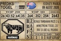 Prediksi Sydney Pools Hari Ini 09 Agustus 2020 Prediksi Sydney Pools Hari Ini 09 Agustus 2020