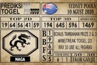 Prediksi Sydney Pools Hari Ini 10 Agustus 2020 Prediksi Sydney Pools Hari Ini 10 Agustus 2020