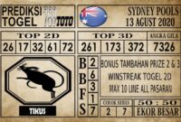 Prediksi Sydney Pools Hari Ini 13 Agustus 2020 Prediksi Sydney Pools Hari Ini 13 Agustus 2020