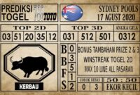 Prediksi Sydney Pools Hari Ini 17 Agustus 2020 Prediksi Sydney Pools Hari Ini 17 Agustus 2020