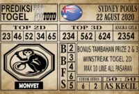 Prediksi Sydney Pools Hari Ini 22 Agustus 2020 Prediksi Sydney Pools Hari Ini 22 Agustus 2020