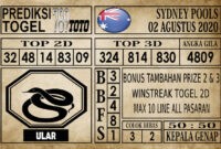 SYD 02Prediksi Sydney Pools Hari Ini 02 Agustus 2020 Prediksi Sydney Pools Hari Ini 02 Agustus 2020