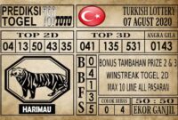 Prediksi Turkish Lottery Hari Ini 07 Agustus 2020