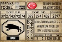 Prediksi Turkish Lottery Hari Ini 10 Agustus 2020