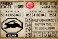 Prediksi Turkish Lottery Hari Ini 15 Agustus 2020 Prediksi Turkish Lottery Hari Ini 15 Agustus 2020