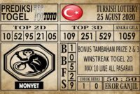 Prediksi Turkish Lottery Hari Ini 25 Agustus 2020 Prediksi Turkish Lottery Hari Ini 25 Agustus 2020