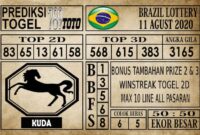 Prediksi Brazil Lottery Hari Ini 11 Agustus 2020