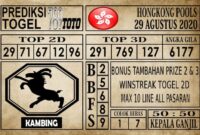 Prediksi Hongkong Pools Hari Ini 29 Agustus 2020 Prediksi Hongkong Pools Hari Ini 29 Agustus 2020