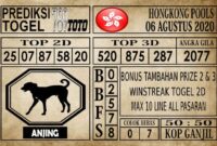 Prediksi Hongkong Pools Hari Ini 06 Agustus 2020