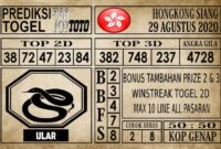 Prediksi Hongkong Siang Hari ini 29 Agustus 2020 Prediksi Hongkong Siang Hari ini 29 Agustus 2020