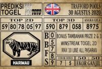 Prediksi Trafford Pools Hari Ini 30 Agustus 2020