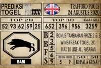 Prediksi Trafford Pools Hari Ini 24 Agustus 2020