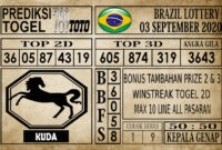 Prediksi Brazil Lottery Hari Ini 03 September 2020