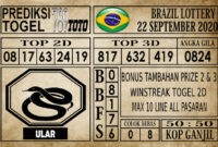 Prediksi Brazil Lottery Hari Ini 22 September 2020