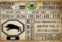Prediksi Brazil Lottery Hari Ini 19 September 2020 Prediksi Brazil Lottery Hari Ini 19 September 2020