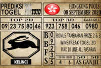 Prediksi Hongkong Pools Hari Ini 08 September 2020