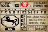 HKPL 11Prediksi Hongkong Pools Hari Ini 11 September 2020 Prediksi Hongkong Pools Hari Ini 11 September 2020