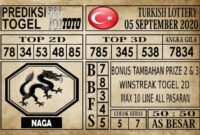 Prediksi Turkish Lottery Hari Ini 05 September 2020 Prediksi Turkish Lottery Hari Ini 05 September 2020