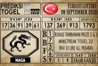 Prediksi Turkish Lottery Hari Ini 08 September 2020 Prediksi Turkish Lottery Hari Ini 08 September 2020