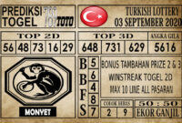 TRKY 03Prediksi Turkish Lottery Hari Ini 03 September 2020 Prediksi Turkish Lottery Hari Ini 03 September 2020