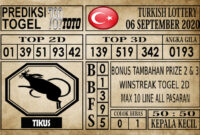 TRKY 06Prediksi Turkish Lottery Hari Ini 06 September 2020 Prediksi Turkish Lottery Hari Ini 06 September 2020
