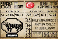Prediksi Turkish Lottery Hari Ini 14 September 2020