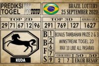 Prediksi Brazil Lottery Hari Ini 25 September 2020