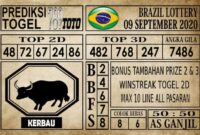 Prediksi Brazil Lottery Hari Ini 09 September 2020