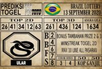 Prediksi Brazil Lottery Hari Ini 13 September 2020 Prediksi Brazil Lottery Hari Ini 13 September 2020