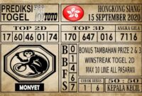 Prediksi Hongkong Siang Hari ini 15 September 2020 Prediksi Hongkong Siang Hari ini 15 September 2020