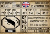 Prediksi Trafford Pools Hari Ini 25 September 2020