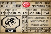 Prediksi Turkish Lottery Hari ini 24 September 2020 Prediksi Turkish Lottery Hari ini 24 September 2020